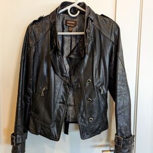 Daniel woman's Italian leather bomber jacket